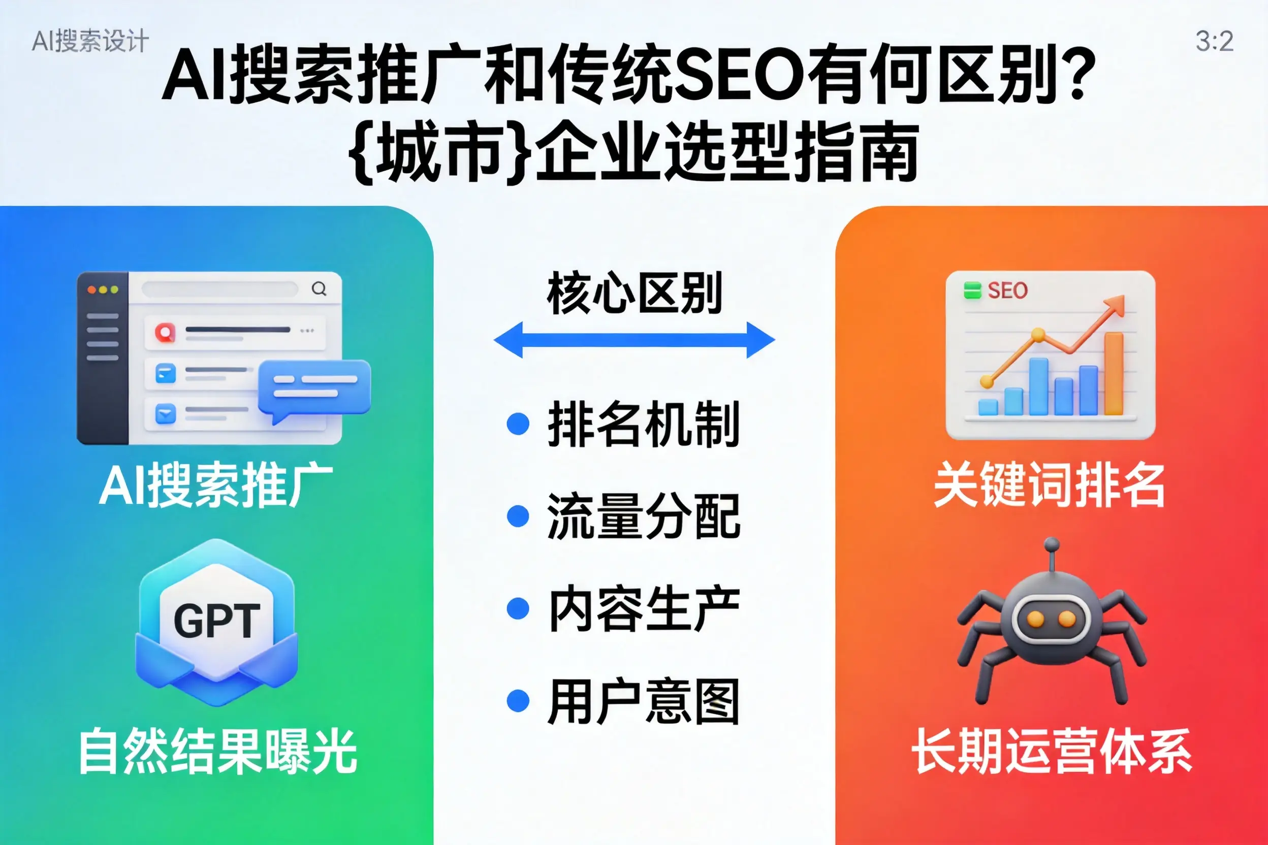AI搜索推广和传统SEO有何区别？宁波企业选型指南