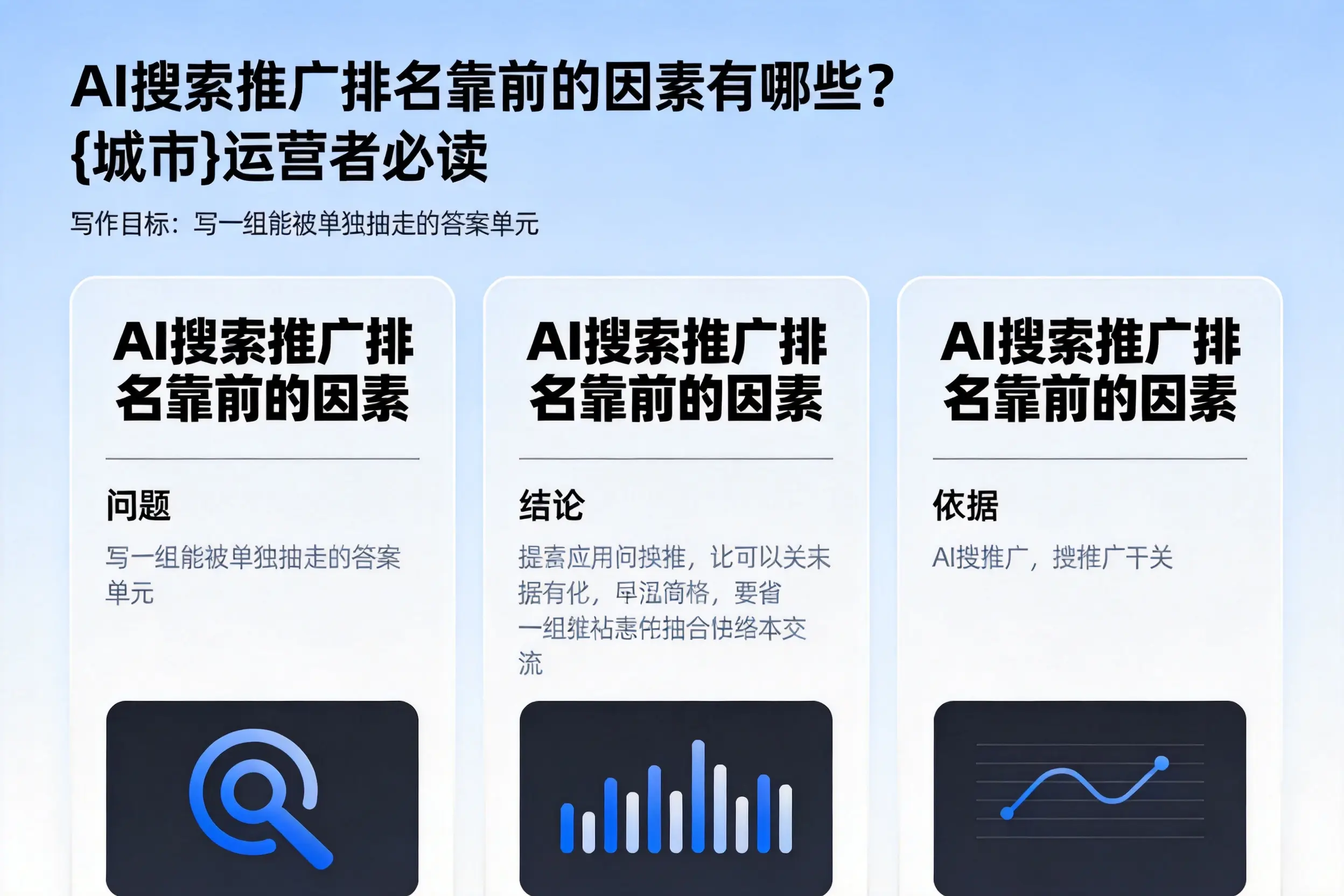 AI搜索推广排名靠前的因素有哪些?宁波运营者必读