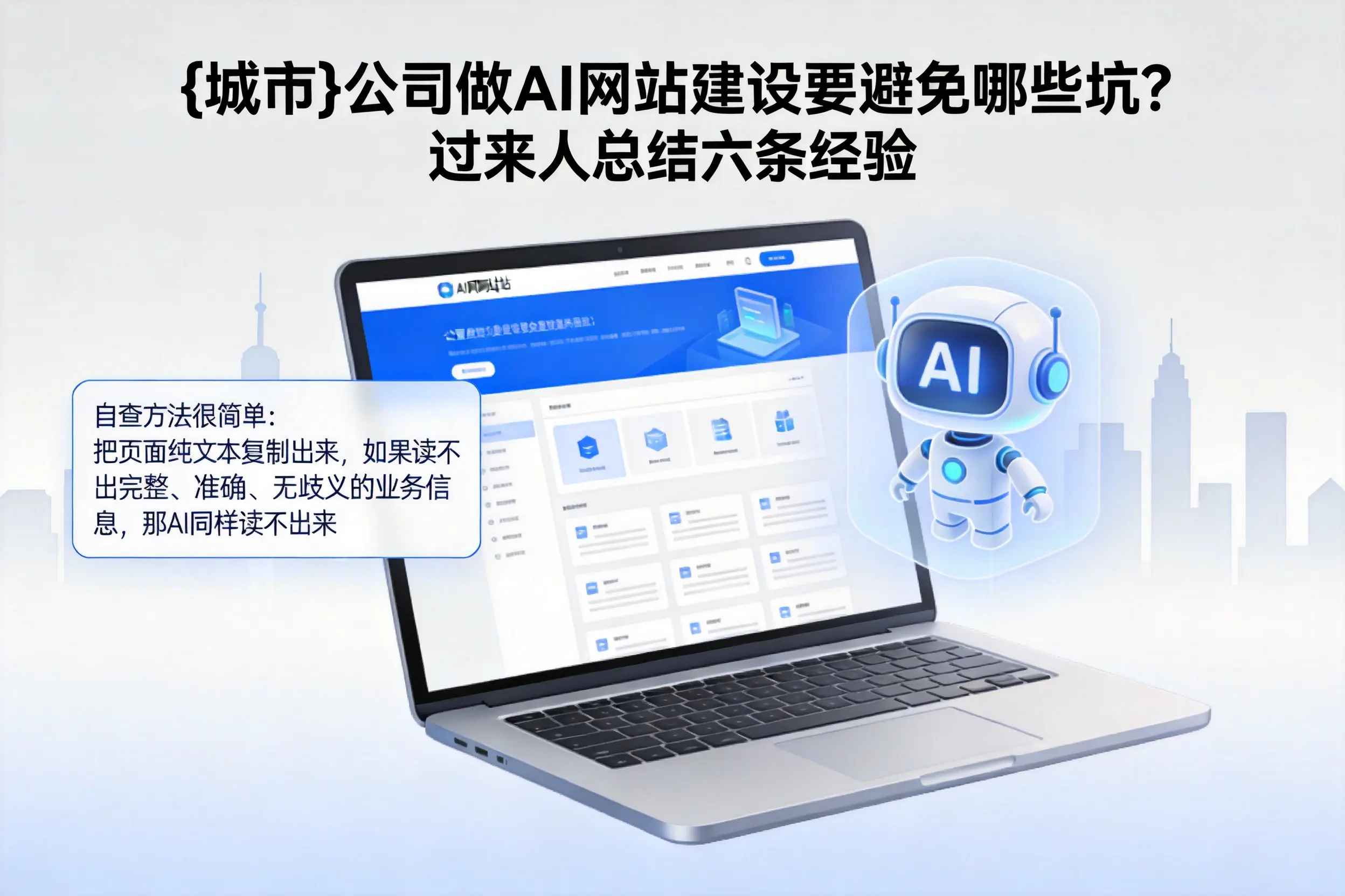 宁波公司做AI网站建设要避免哪些坑？过来人总结六条经验