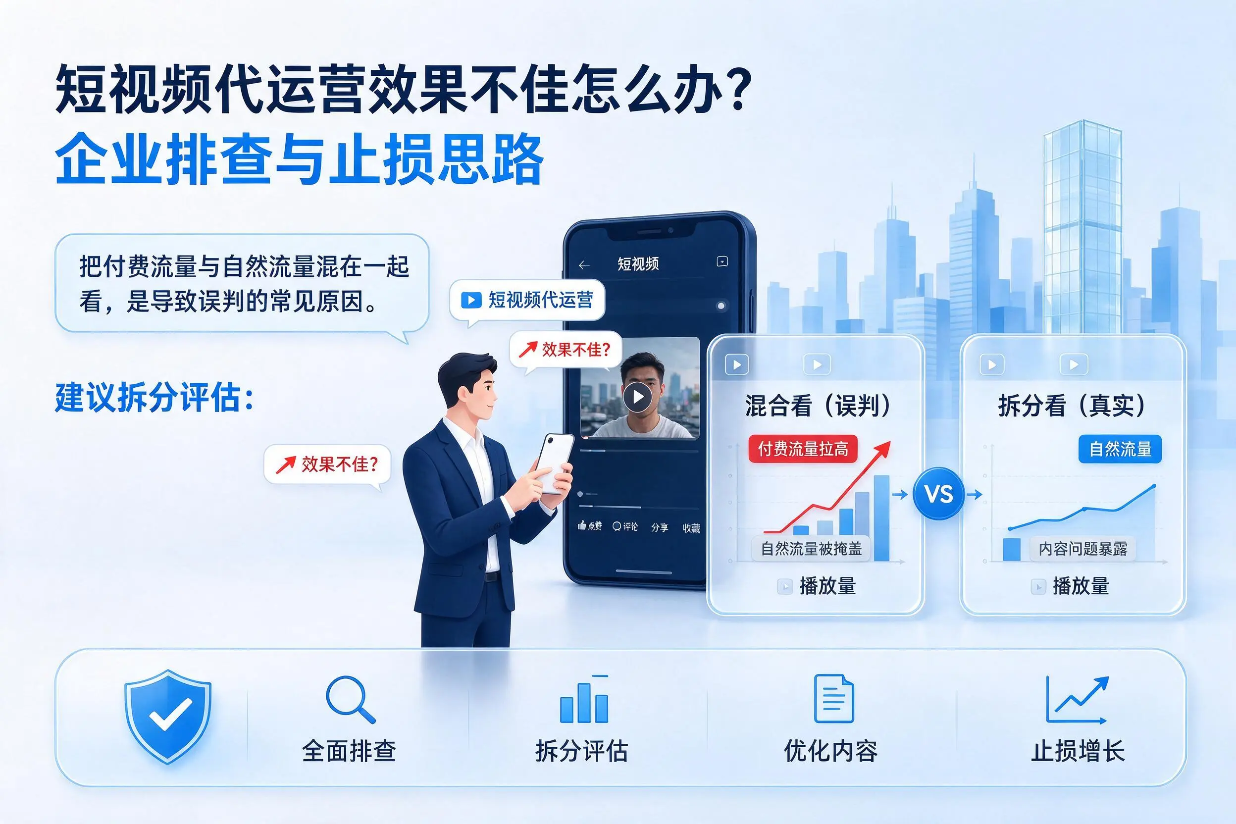 短视频代运营效果不佳怎么办?宁波企业排查与止损思路