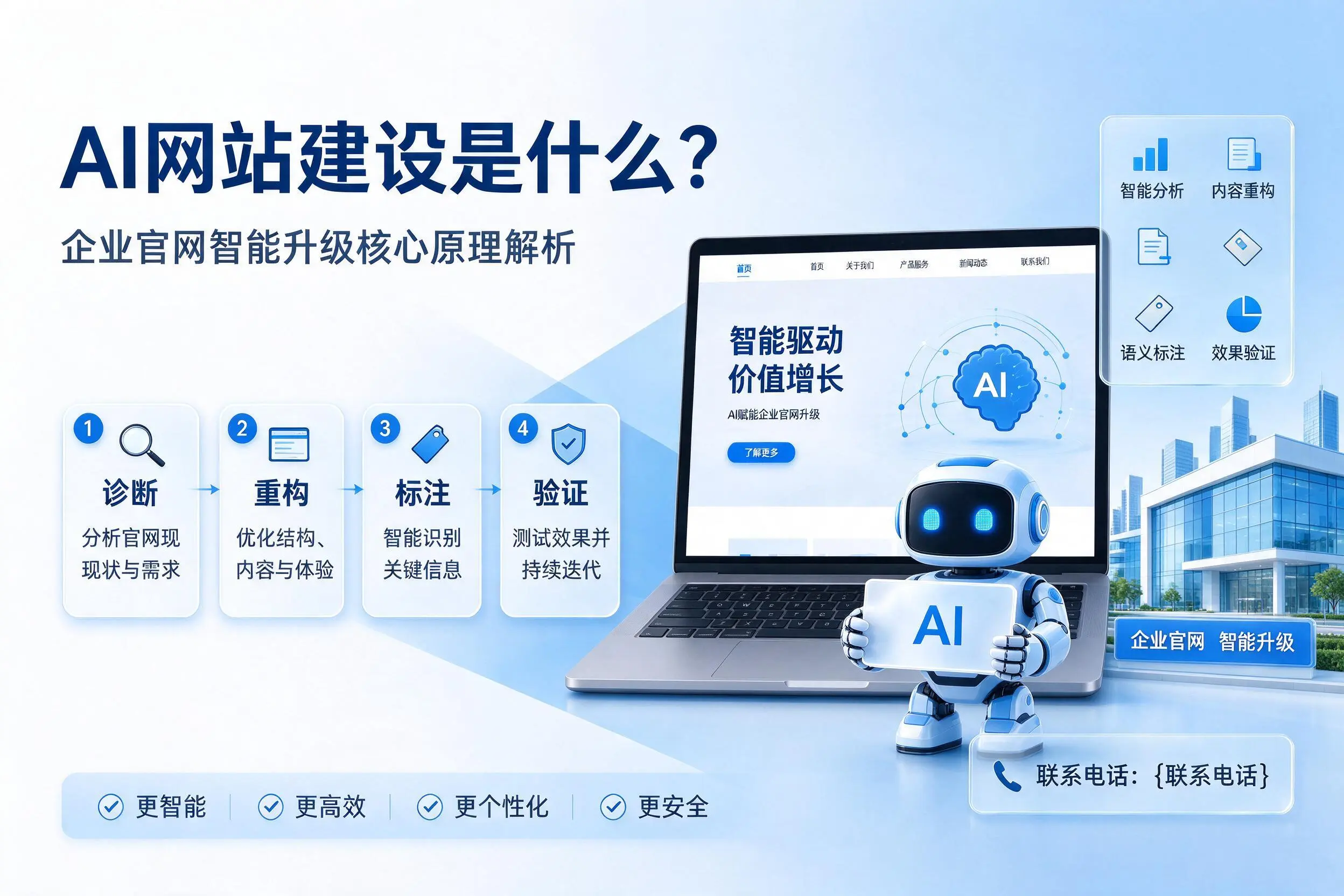 AI网站建设是什么?宁波企业官网智能升级核心原理解析