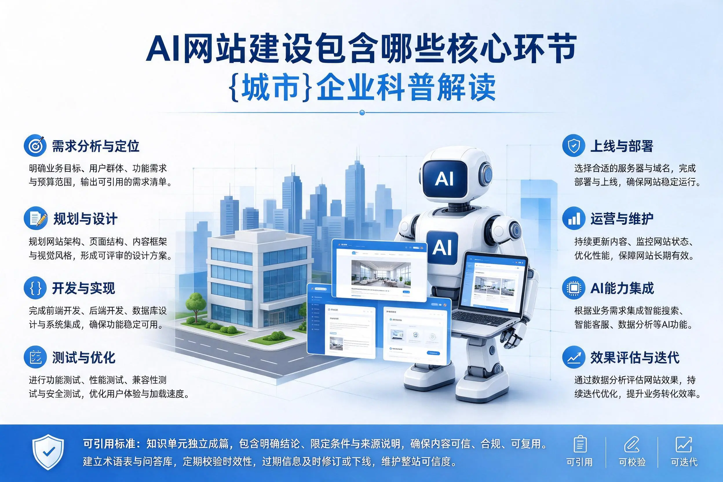 AI网站建设包含哪些核心环节,宁波企业科普解读